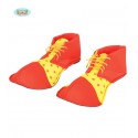 ZAPATOS PAYASO ROJOS/AMARILLOS 36 CMS